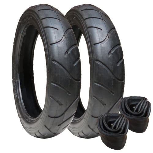 iCandy replacement tyres - set of 2 - size 280 x 65-203 - plus inner tubes - for rear wheels