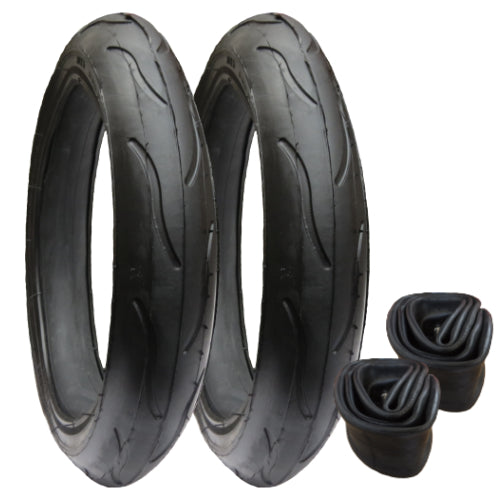 Phil & Teds Vibe replacement tyres size 300 x 55 - plus inner tubes - Set of 2