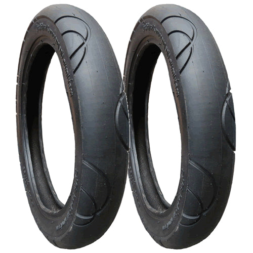 Bugaboo Donkey replacement tyres - set of 2 for front wheels - size 39-177