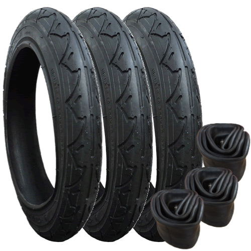 Baby Jogger Fit replacement tyres and inner tubes - 16 inch - set of 3