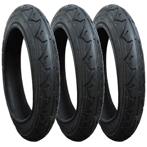 Running Buggy, Jogger replacement tyres - 16 inch - set of 3