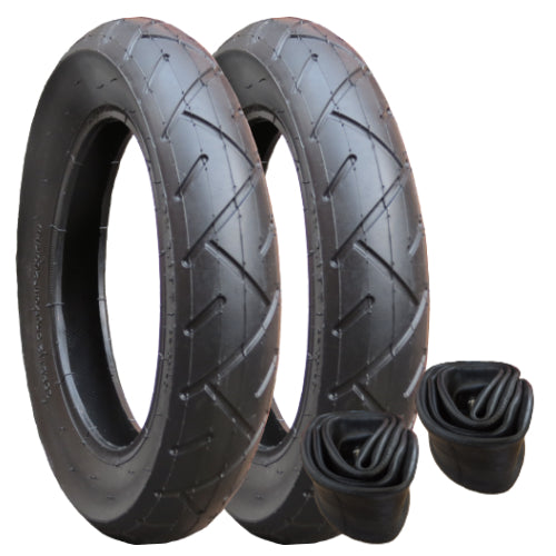 Obaby Zezu Tyres and Inner Tubes - set of 2 - size 121/2 x 21/4