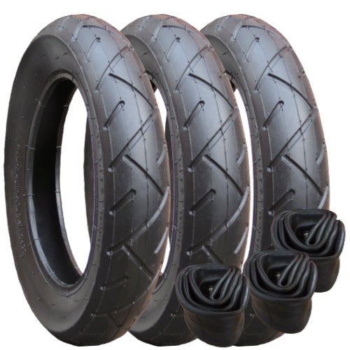 Mountain Buggy Terrain replacement tyres and inner tubes - set of 3 - size 121/2 x 21/4