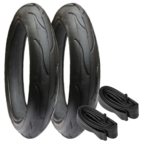 Phil & Teds Smart Lux replacement tyres plus inner tubes - Set of 2 - 300 x 55