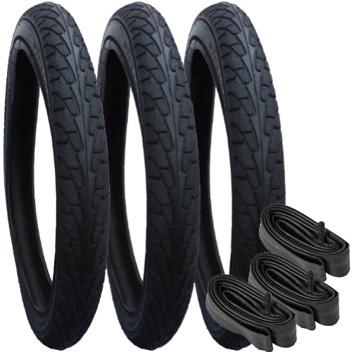 Baby Jogger Fit replacement tyres and inner tubes - 16 inch - set of 3
