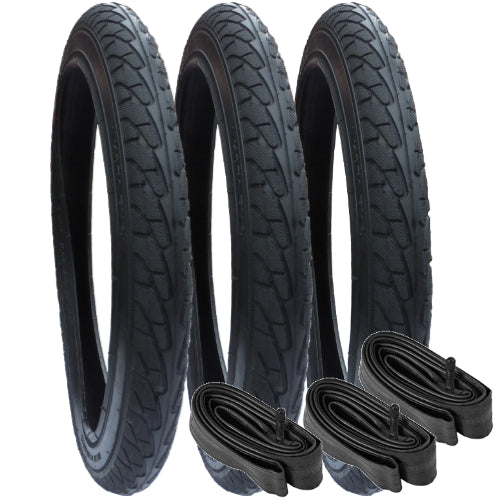 Bob Ironman replacement tyres and inner tubes - 16 inch - set of 3