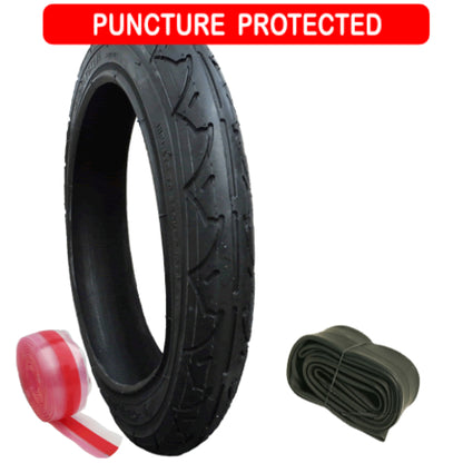 Baby Jogger Summit replacement tyre plus inner tube for the front wheels - 12 inch - Puncture Protected