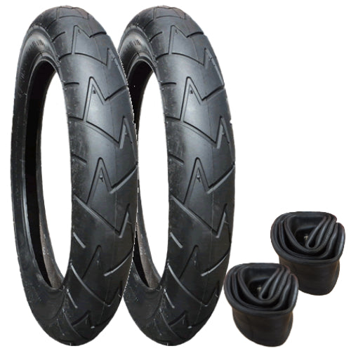 Bugaboo Donkey replacement tyres and inner tubes - set of 2 - for rear wheels