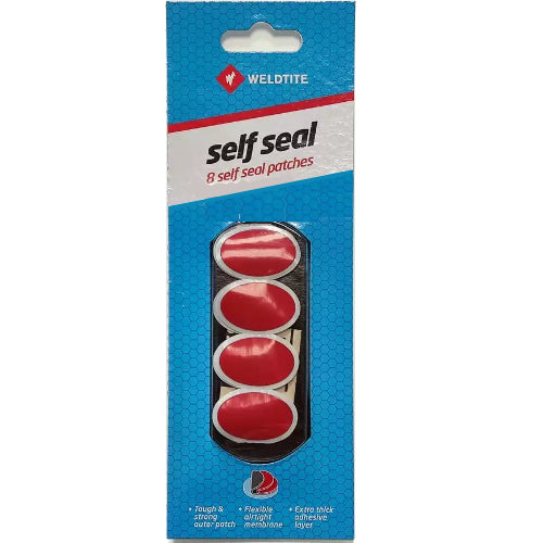 Weldtite self-seal repair patches (pack of 8)