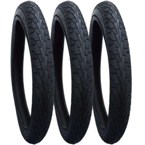 Running Buggy, Jogger replacement tyres - 16 inch - set of 3