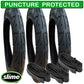 Running Buggy, Jogger replacement tyres and inner tubes - 16 inch - set of 3 - with Slime Protection