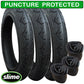 Phil & Teds Explorer Tyres and Inner Tubes - set of 3 - with Slime Protection