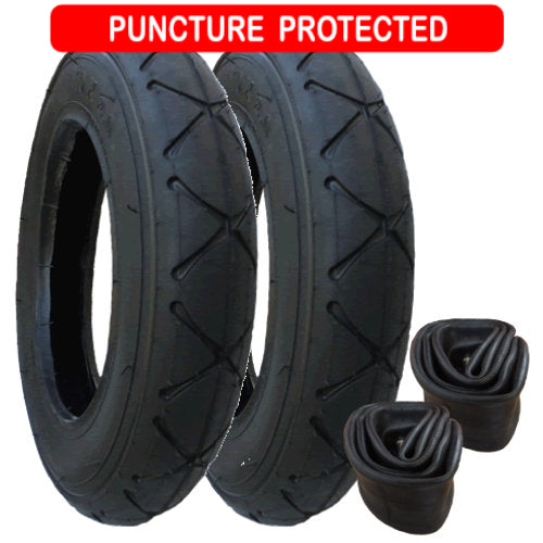 Mountain Buggy Duet tyres size 10 x 2.0 plus inner tubes - set of 2 - Puncture Protected