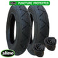 Replacement tyres size 10 x 2.0 plus inner tubes - set of 2 - with Slime Protection