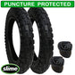 Bugaboo Donkey Tyres and Inner Tubes - set of 2 - Heavy Duty with Slime Protection - for rear wheels